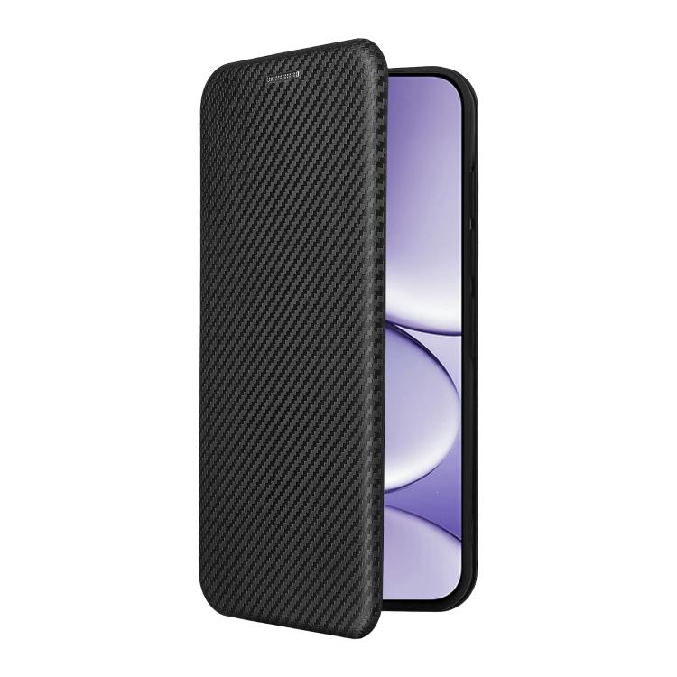 For Redmi Note 15 Pro 4G Global 163.2mm Carbon Fiber Texture Flip Leather Phone Case