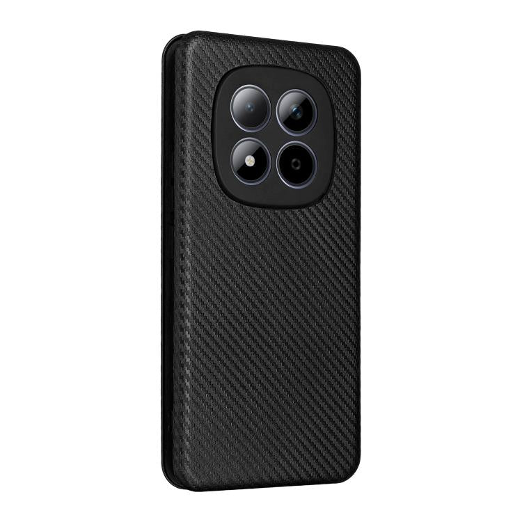 For Redmi Note 15 Pro 4G Global 163.2mm Carbon Fiber Texture Flip Leather Phone Case