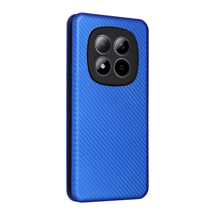 For Redmi Note 15 Pro 4G Global 163.2mm Carbon Fiber Texture Flip Leather Phone Case