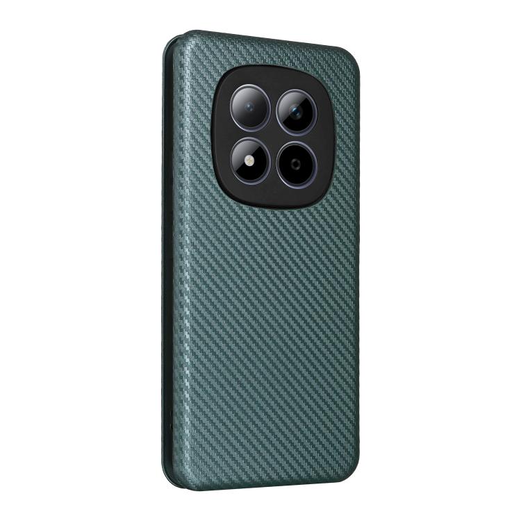 For Redmi Note 15 Pro 4G Global 163.2mm Carbon Fiber Texture Flip Leather Phone Case