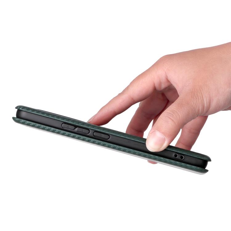 For Redmi Note 15 Pro 4G Global 163.2mm Carbon Fiber Texture Flip Leather Phone Case