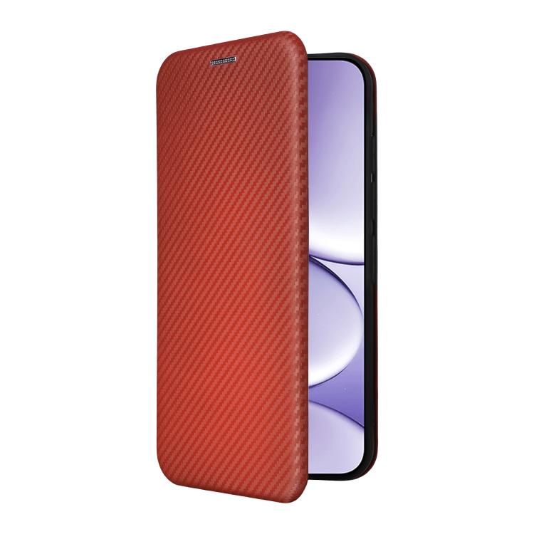 For Redmi Note 15 Pro 4G Global 163.2mm Carbon Fiber Texture Flip Leather Phone Case
