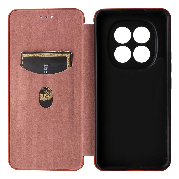 For Redmi Note 15 Pro 4G Global 163.2mm Carbon Fiber Texture Flip Leather Phone Case