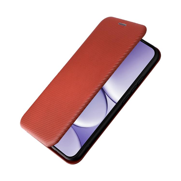 For Redmi Note 15 Pro 4G Global 163.2mm Carbon Fiber Texture Flip Leather Phone Case