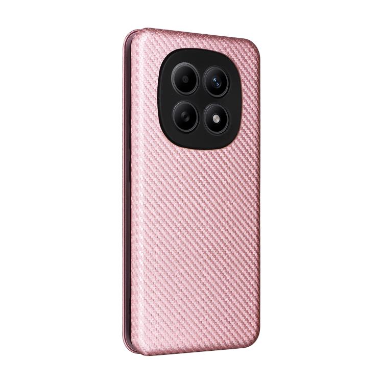For Redmi Note 15 5G / 4G 164mm / Poco M8 5G Carbon Fiber Texture Flip Leather Phone Case