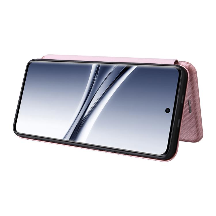 For Redmi Note 15 5G / 4G 164mm / Poco M8 5G Carbon Fiber Texture Flip Leather Phone Case