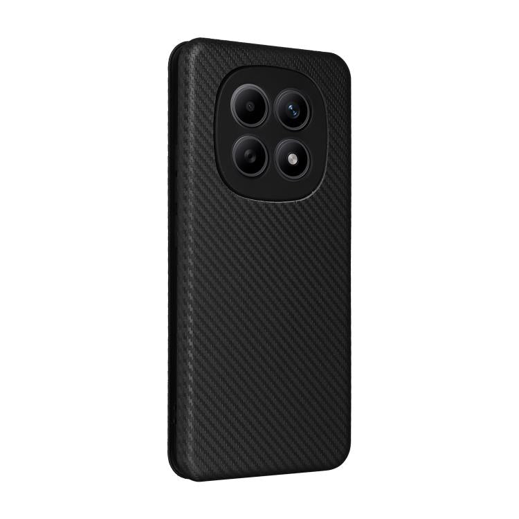 For Redmi Note 15 5G / 4G 164mm / Poco M8 5G Carbon Fiber Texture Flip Leather Phone Case