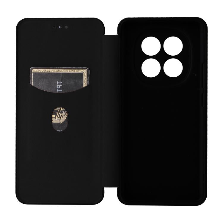 For Redmi Note 15 5G / 4G 164mm / Poco M8 5G Carbon Fiber Texture Flip Leather Phone Case