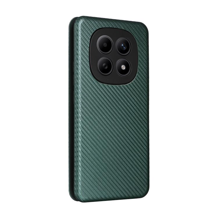 For Redmi Note 15 5G / 4G 164mm / Poco M8 5G Carbon Fiber Texture Flip Leather Phone Case