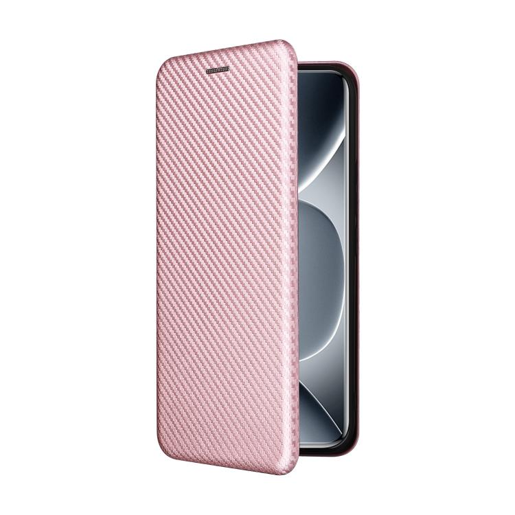 For Redmi Note 15 Pro+ 5G 163.3mm / Poco M8 Pro 5G Carbon Fiber Texture Flip Leather Phone Case