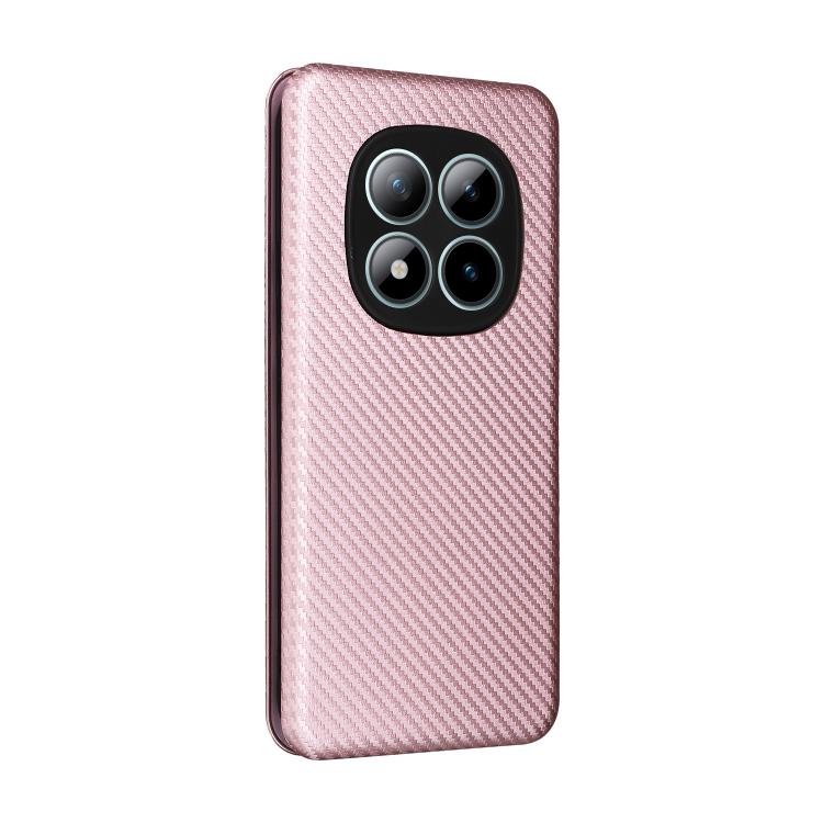 For Redmi Note 15 Pro+ 5G 163.3mm / Poco M8 Pro 5G Carbon Fiber Texture Flip Leather Phone Case