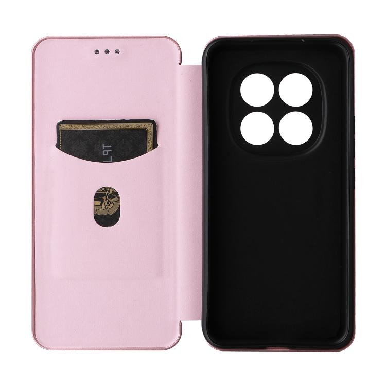 For Redmi Note 15 Pro+ 5G 163.3mm / Poco M8 Pro 5G Carbon Fiber Texture Flip Leather Phone Case