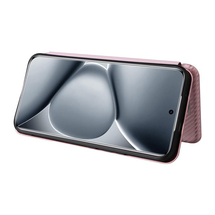 For Redmi Note 15 Pro+ 5G 163.3mm / Poco M8 Pro 5G Carbon Fiber Texture Flip Leather Phone Case