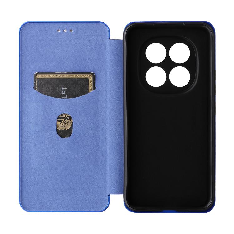 For Redmi Note 15 Pro+ 5G 163.3mm / Poco M8 Pro 5G Carbon Fiber Texture Flip Leather Phone Case