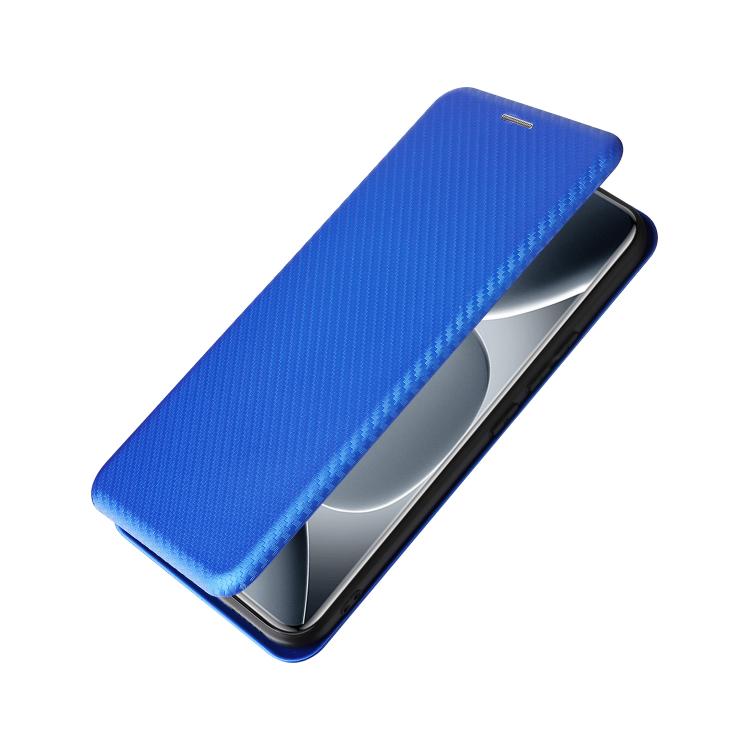 For Redmi Note 15 Pro+ 5G 163.3mm / Poco M8 Pro 5G Carbon Fiber Texture Flip Leather Phone Case