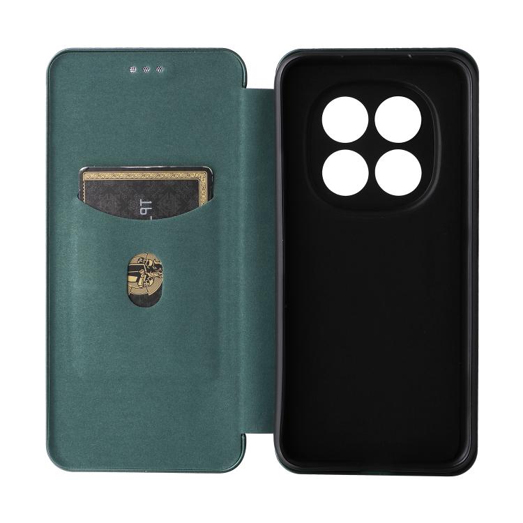 For Redmi Note 15 Pro+ 5G 163.3mm / Poco M8 Pro 5G Carbon Fiber Texture Flip Leather Phone Case