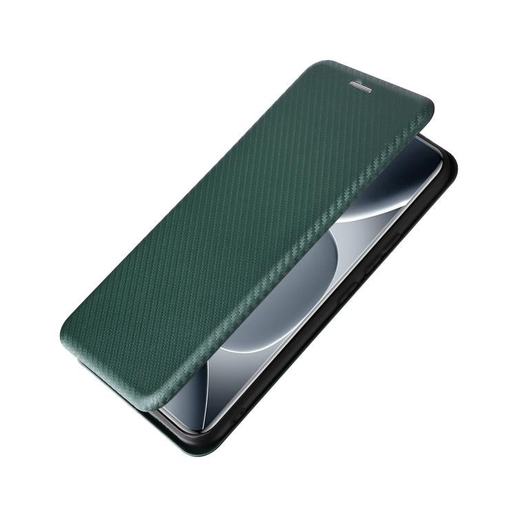 For Redmi Note 15 Pro+ 5G 163.3mm / Poco M8 Pro 5G Carbon Fiber Texture Flip Leather Phone Case