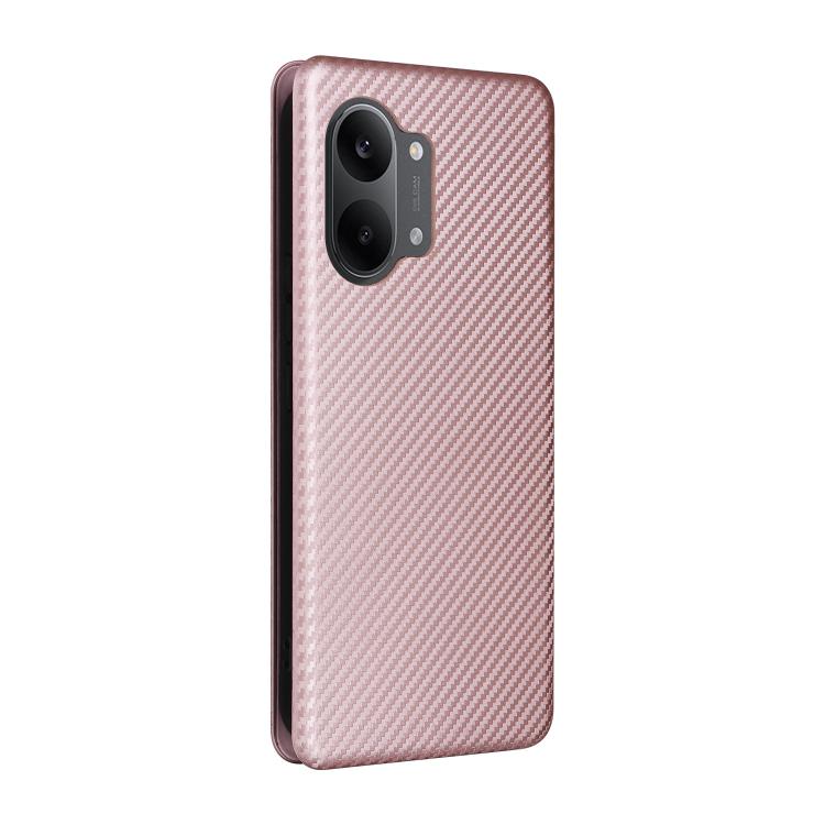 For Redmi Turbo 5 Max 5G / Poco X8 Pro Max Carbon Fiber Texture Flip Leather Phone Case