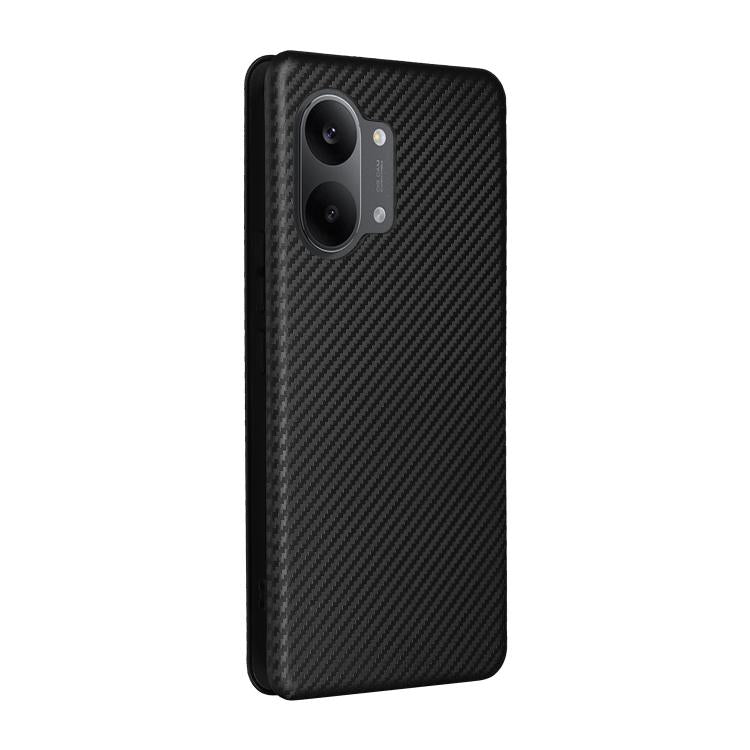 For Redmi Turbo 5 Max 5G / Poco X8 Pro Max Carbon Fiber Texture Flip Leather Phone Case