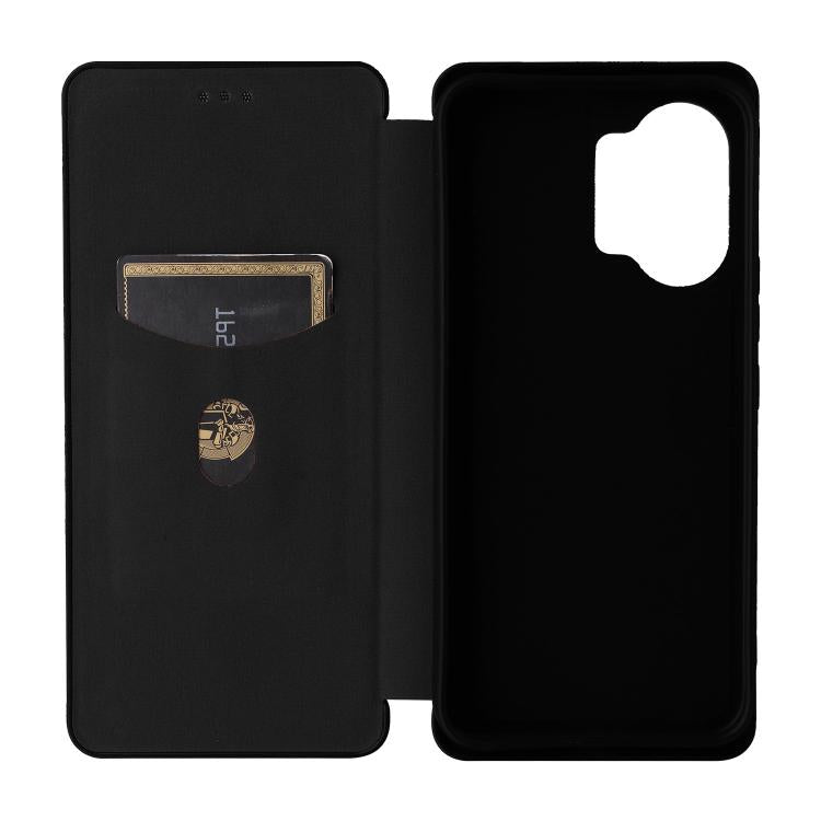 For Redmi Turbo 5 Max 5G / Poco X8 Pro Max Carbon Fiber Texture Flip Leather Phone Case