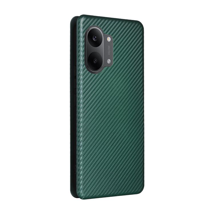 For Redmi Turbo 5 Max 5G / Poco X8 Pro Max Carbon Fiber Texture Flip Leather Phone Case