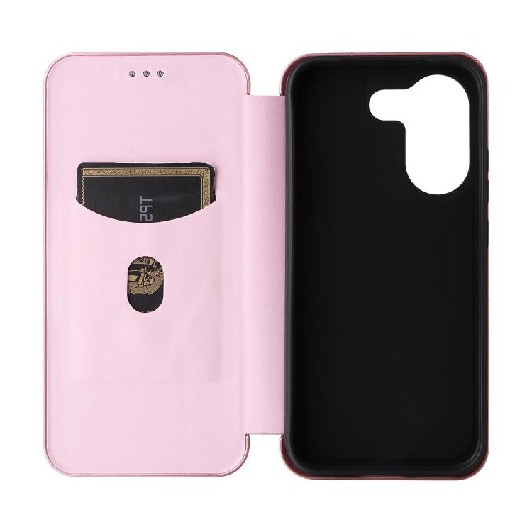 For Redmi Turbo 5 5G / Poco X8 Pro Carbon Fiber Texture Flip Leather Phone Case