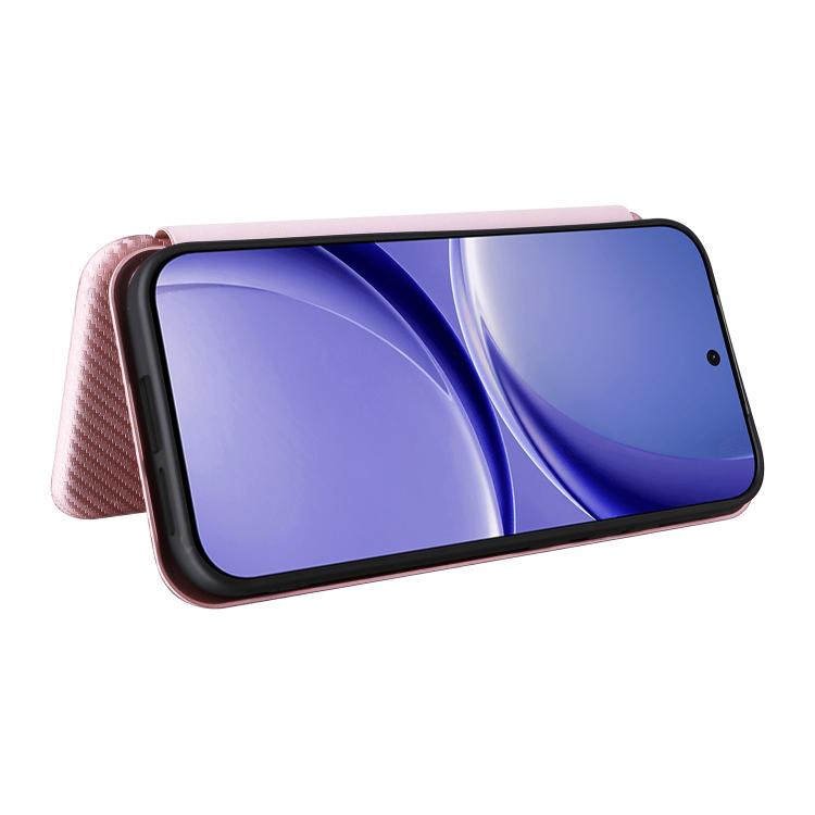 For Redmi Turbo 5 5G / Poco X8 Pro Carbon Fiber Texture Flip Leather Phone Case