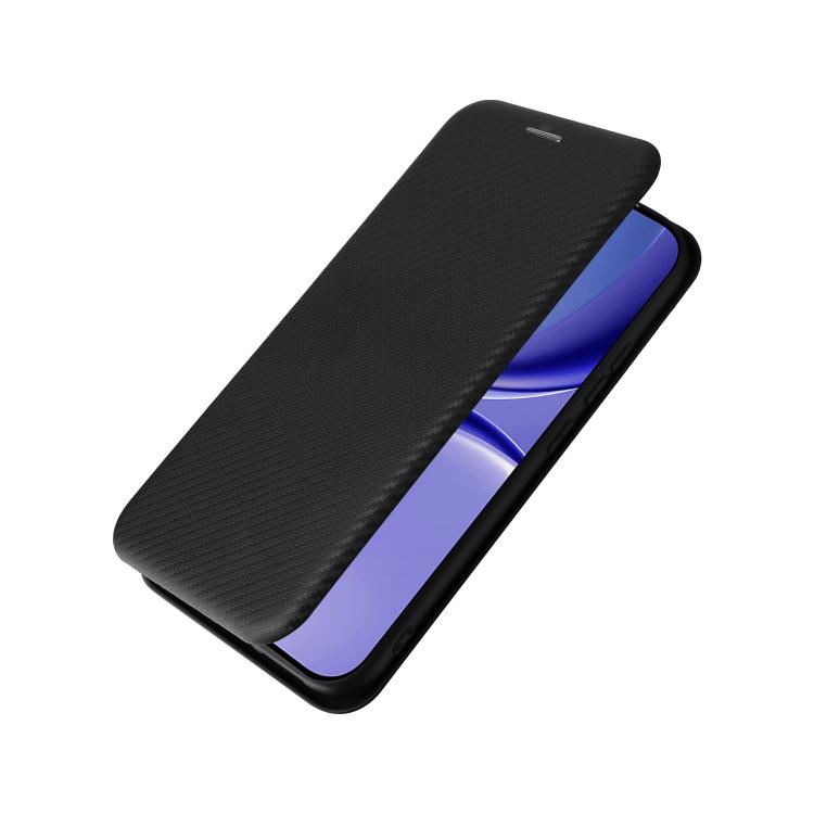 For Redmi Turbo 5 5G / Poco X8 Pro Carbon Fiber Texture Flip Leather Phone Case