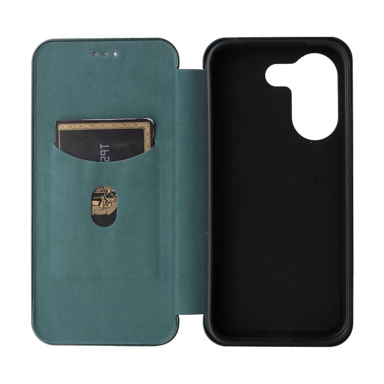 For Redmi Turbo 5 5G / Poco X8 Pro Carbon Fiber Texture Flip Leather Phone Case