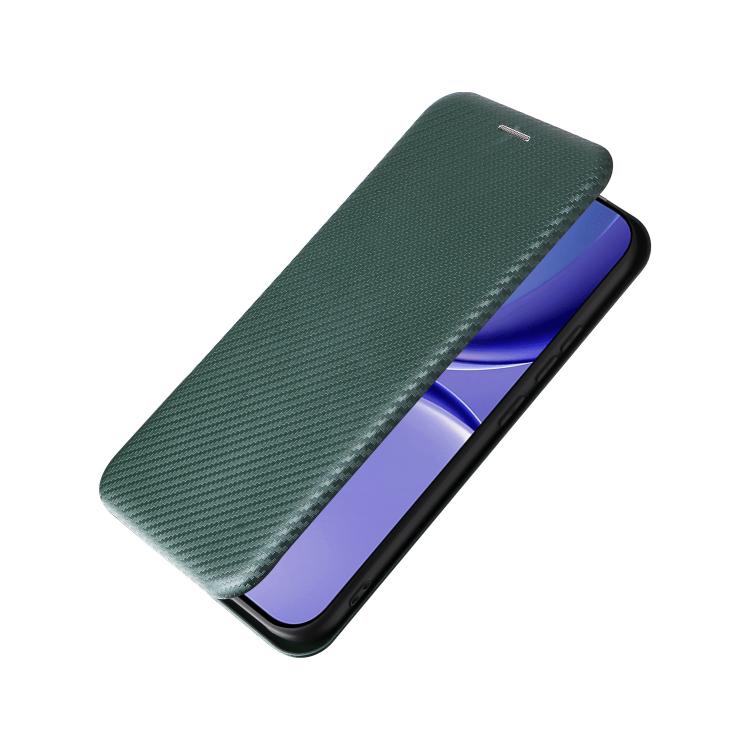For Redmi Turbo 5 5G / Poco X8 Pro Carbon Fiber Texture Flip Leather Phone Case