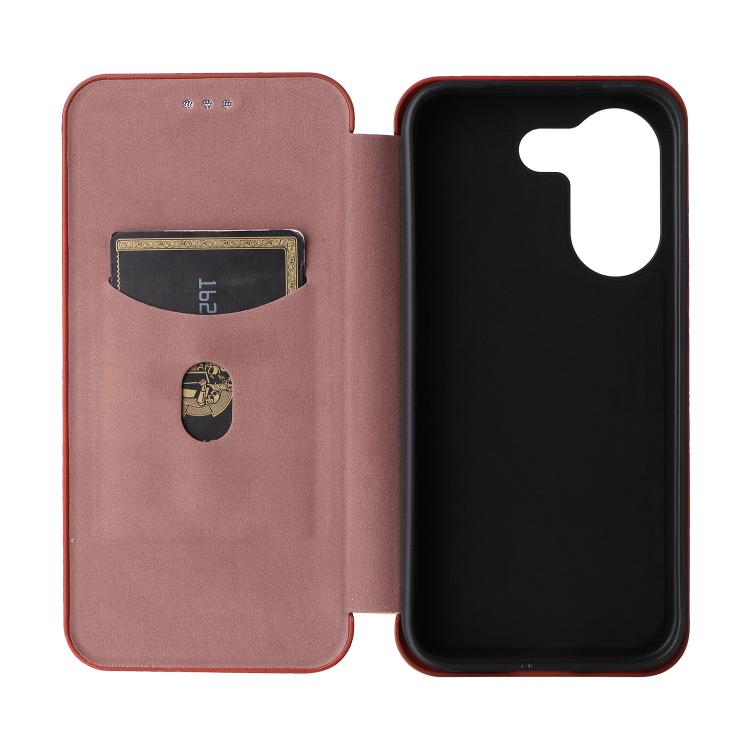 For Redmi Turbo 5 5G / Poco X8 Pro Carbon Fiber Texture Flip Leather Phone Case