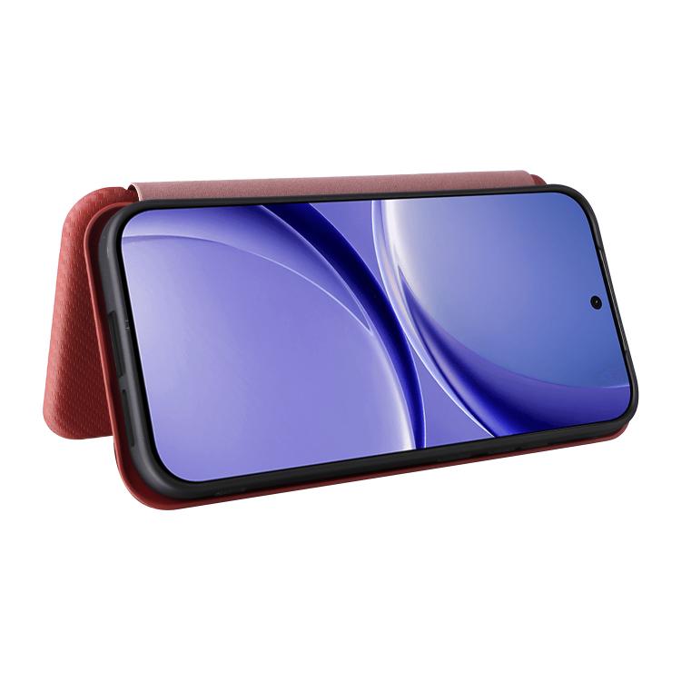 For Redmi Turbo 5 5G / Poco X8 Pro Carbon Fiber Texture Flip Leather Phone Case