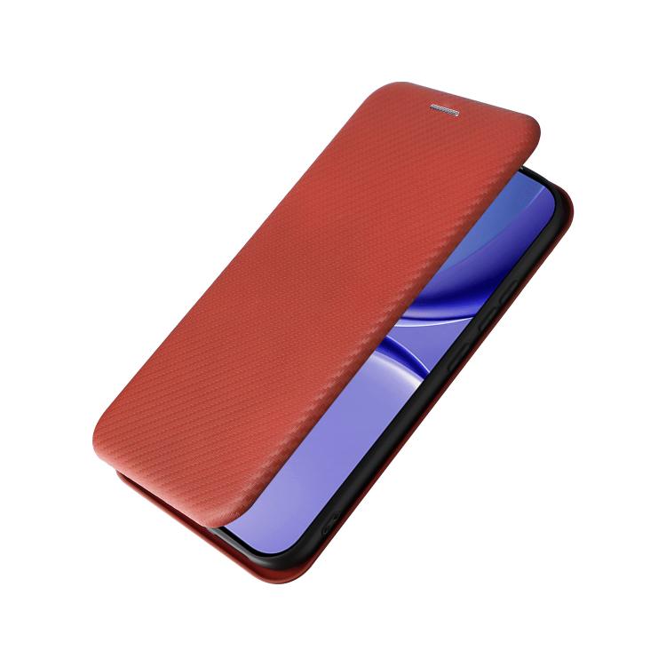 For Redmi Turbo 5 5G / Poco X8 Pro Carbon Fiber Texture Flip Leather Phone Case