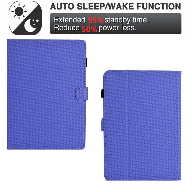 For Amazon Kindle Paperwhite 5 2021 Solid Color Fiber Texture Smart Tablet Leather Case