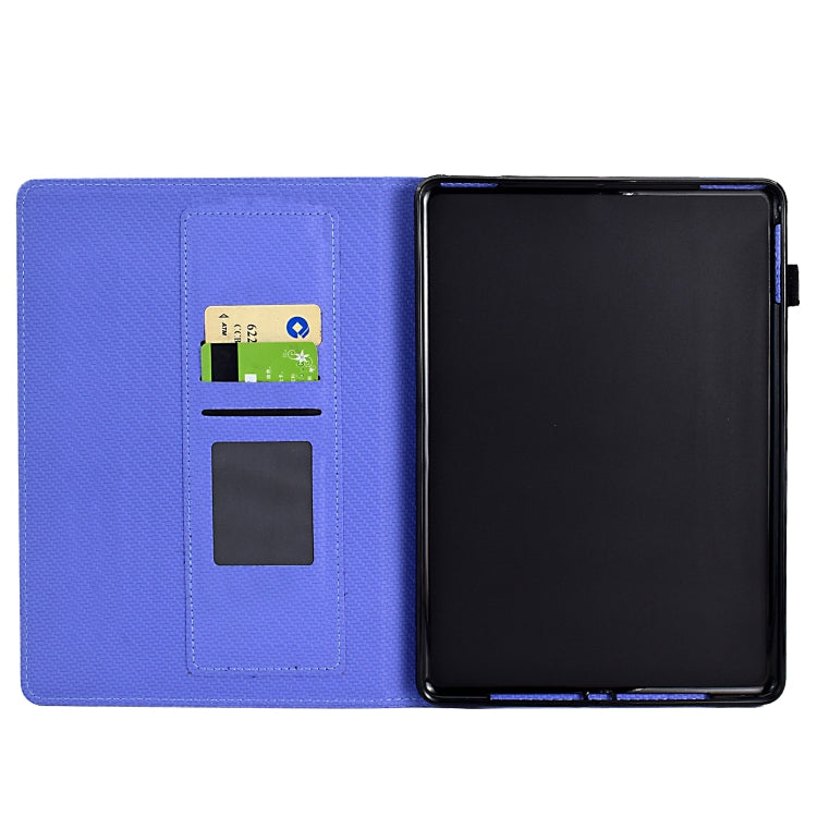 For Amazon Kindle Paperwhite 5 2021 Solid Color Fiber Texture Smart Tablet Leather Case
