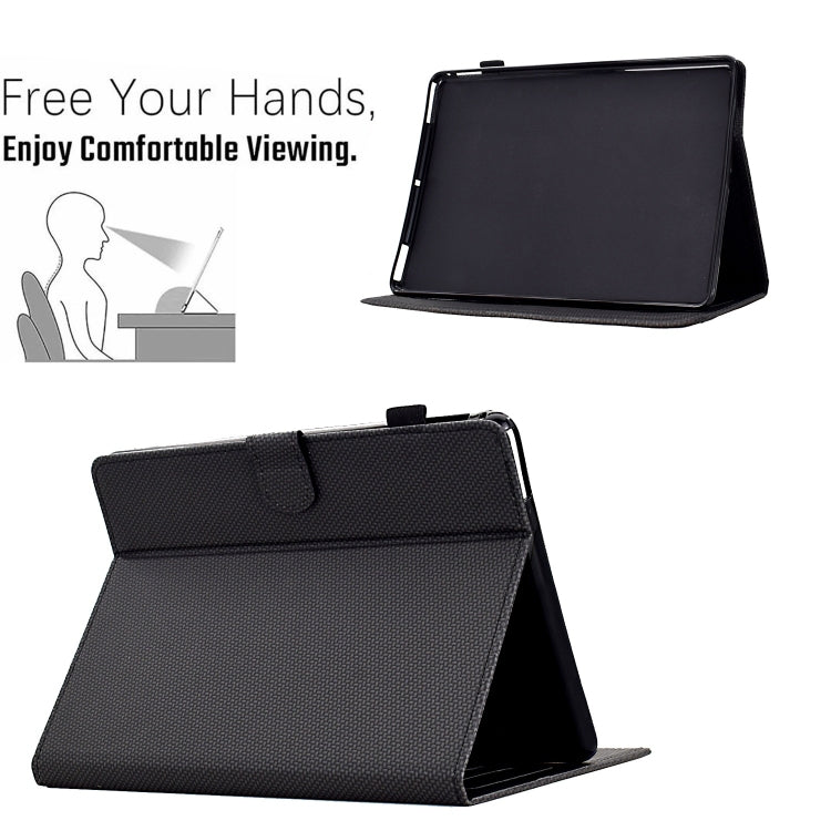 For Amazon Kindle Paperwhite 12th Gen 2024 Solid Color Fiber Texture Smart Tablet Leather Case