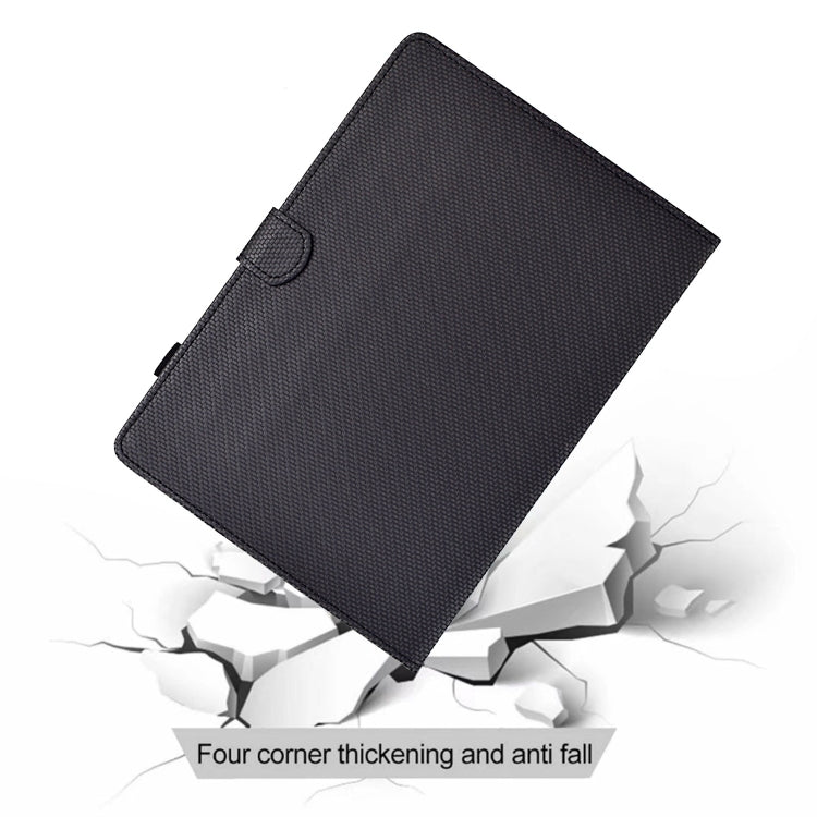 For Amazon Kindle Paperwhite 12th Gen 2024 Solid Color Fiber Texture Smart Tablet Leather Case