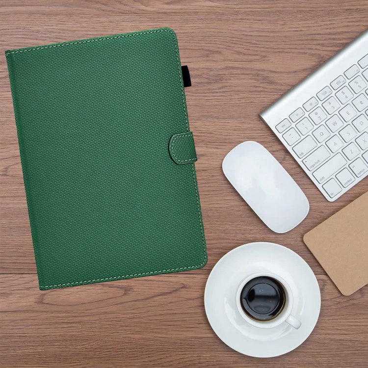 For Amazon Kindle Paperwhite 12th Gen 2024 Solid Color Fiber Texture Smart Tablet Leather Case