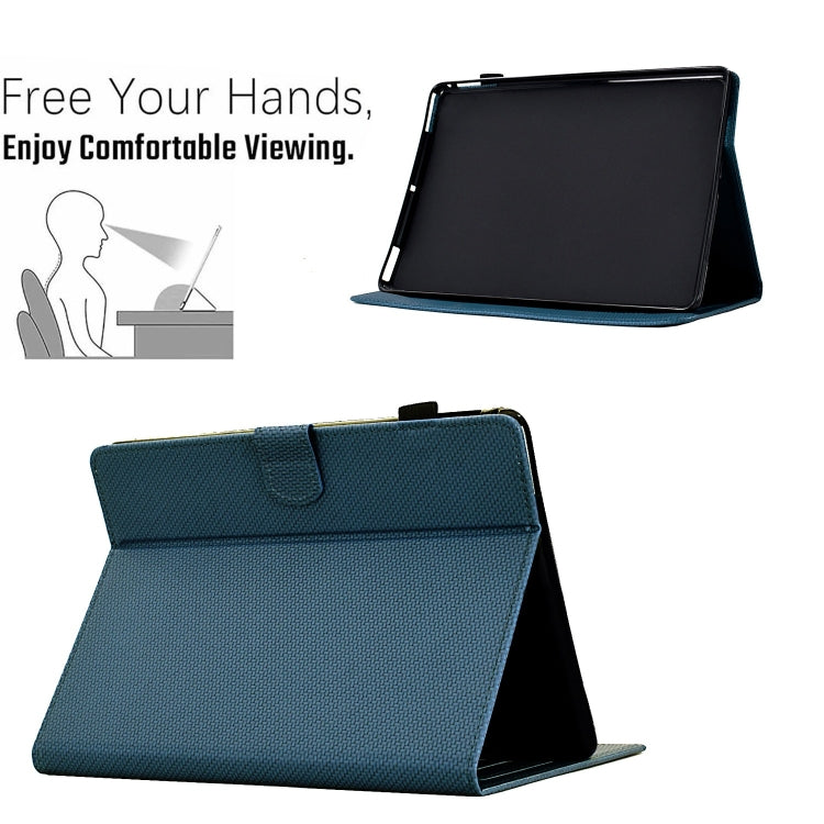 For Amazon Kindle Paperwhite 12th Gen 2024 Solid Color Fiber Texture Smart Tablet Leather Case