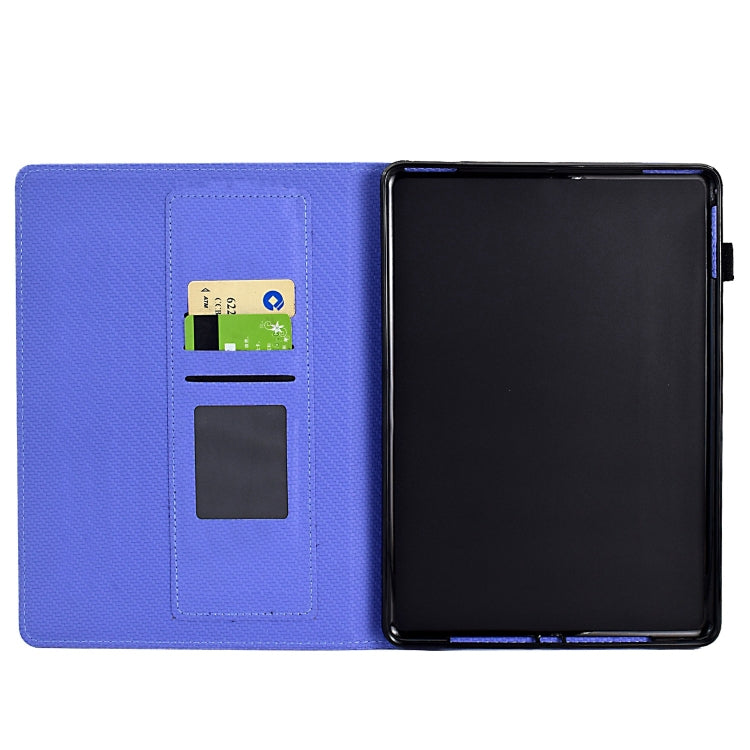 For Amazon Kindle Paperwhite 12th Gen 2024 Solid Color Fiber Texture Smart Tablet Leather Case