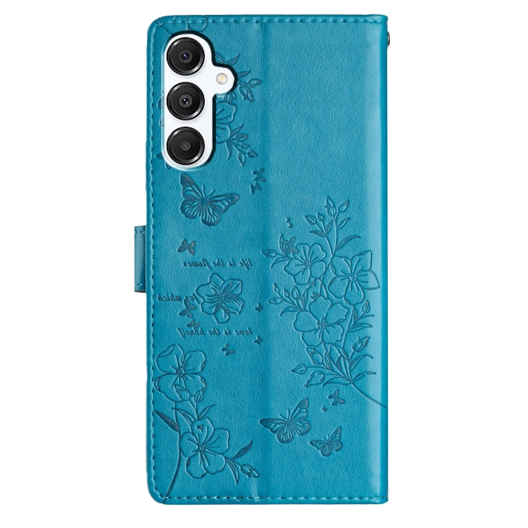 For Samsung Galaxy A26 5G Butterflies and Flowers Leather Phone Case