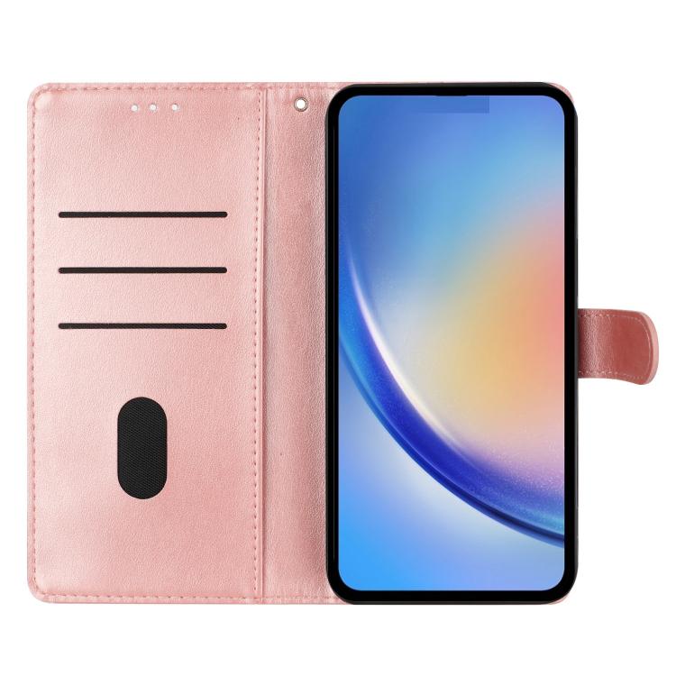 For Samsung Galaxy M36 5G Butterflies and Flowers Leather Phone Case