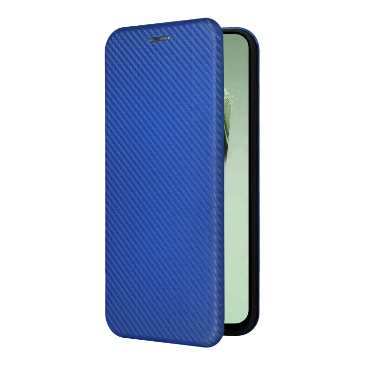 For Samsung Galaxy S24 FE 5G Carbon Fiber Texture Flip Leather Phone Case