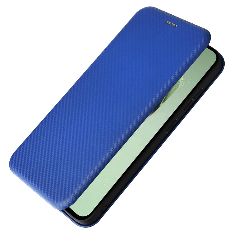 For Samsung Galaxy S24 FE 5G Carbon Fiber Texture Flip Leather Phone Case