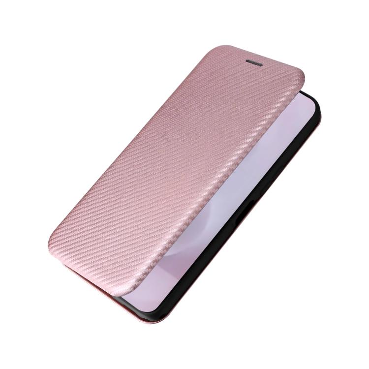 For Samsung Galaxy S25 Edge 5G Carbon Fiber Texture Flip Leather Phone Case
