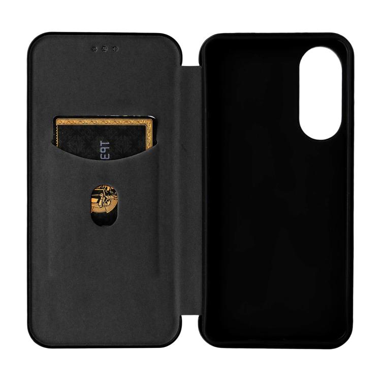 For Samsung Galaxy S25 Edge 5G Carbon Fiber Texture Flip Leather Phone Case