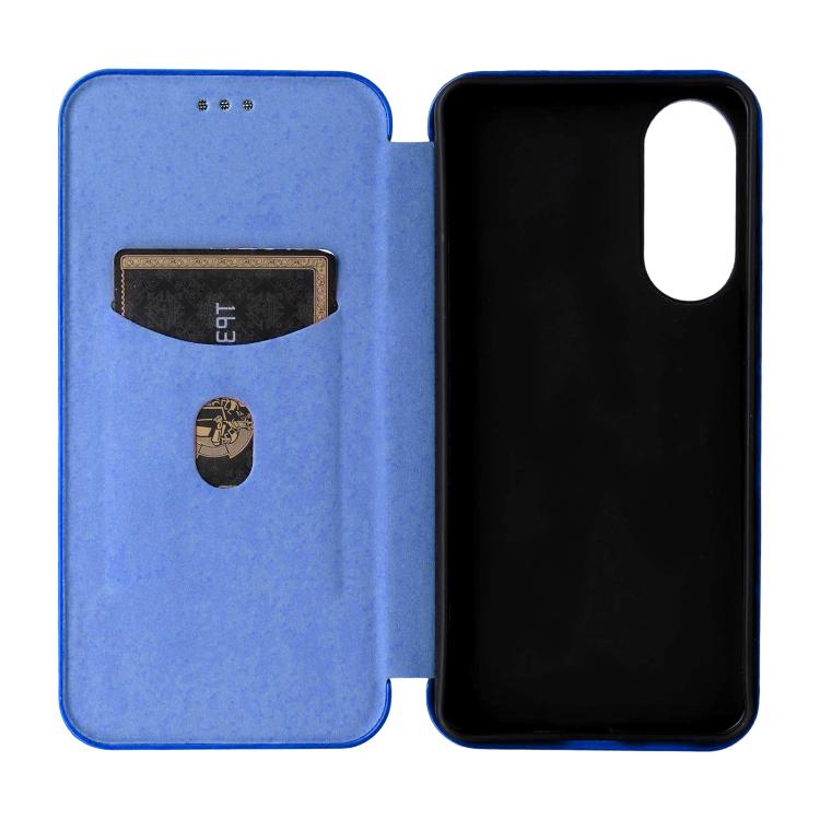 For Samsung Galaxy S25 Edge 5G Carbon Fiber Texture Flip Leather Phone Case