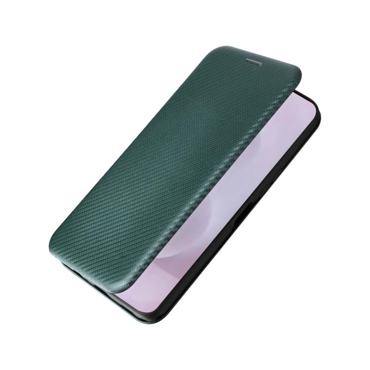 For Samsung Galaxy S25 Edge 5G Carbon Fiber Texture Flip Leather Phone Case