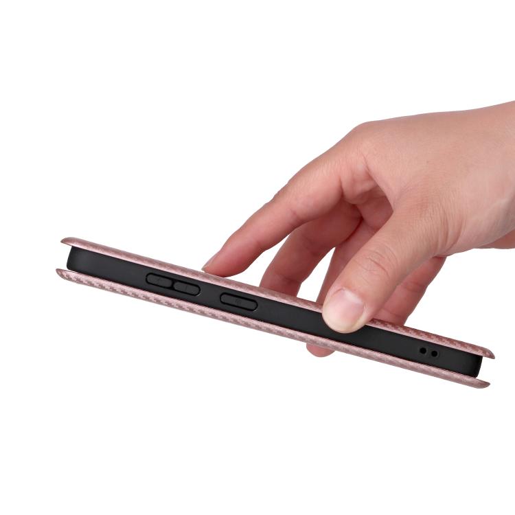 For Samsung Galaxy S26 Ultra 5G Carbon Fiber Texture Flip Leather Phone Case