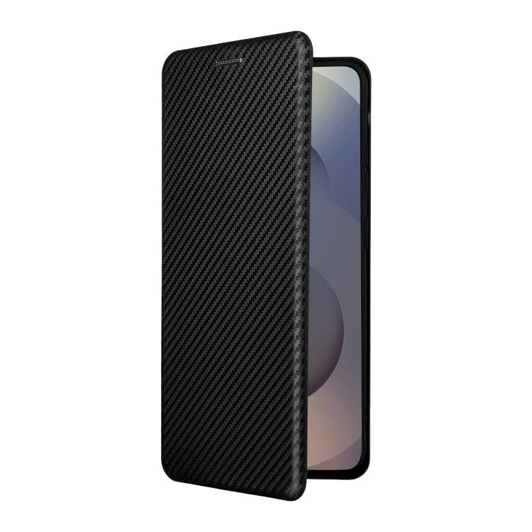 For Samsung Galaxy S26 Ultra 5G Carbon Fiber Texture Flip Leather Phone Case